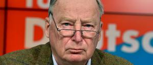 AfD-Spitzenkandidat Alexander Gauland provoziert.