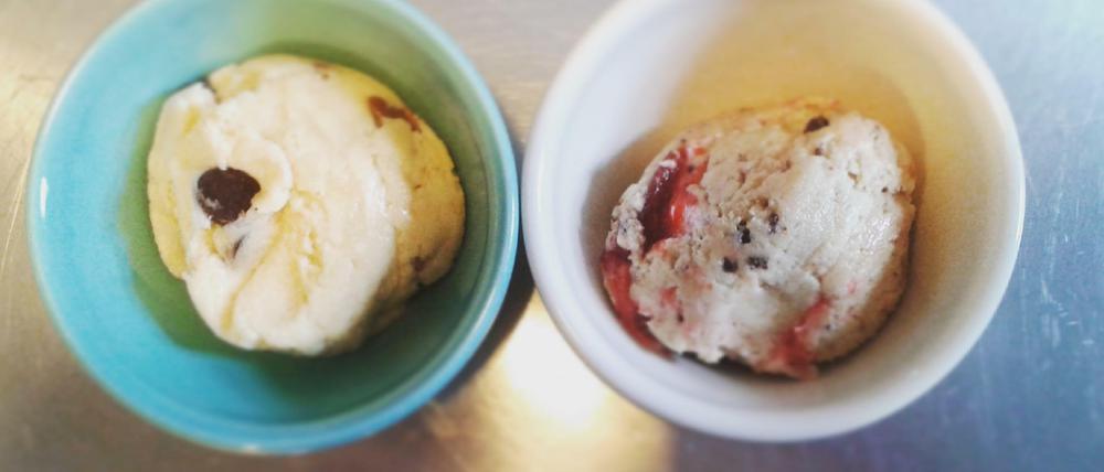 Todsünde. Die Cookie Dough Bar funktioniert wie eine Eisdiele. Eine Kugel kostet 2,30 Euro und hat rund 250 Kalorien.