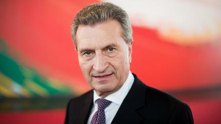 Günther Oettinger, EU-Haushaltskommissar.