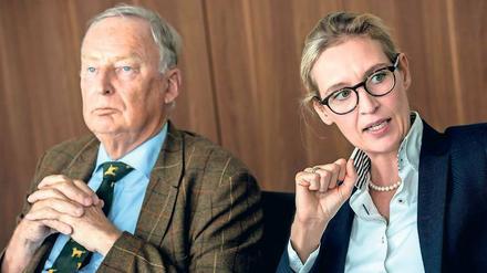 Bis zur Wahl im Duo. Spitzenkandidaten Alexander Gauland und Alice Weidel.