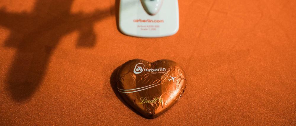 Abschied vom Schokoherz von Air Berlin