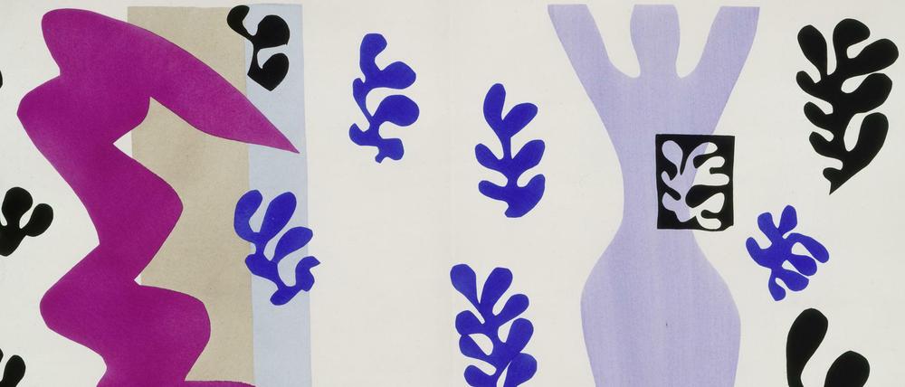 Inspiriert vom Jazz: Der Siebdruck „Le lanceur de couteaux“ (Der Messerwerfer) von Henri Matisse, 1947.