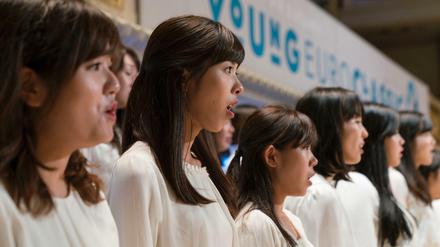 Blitzsaubere Intonation. Der Chor der katholischen Elisabeth University of Music Hiroshima.