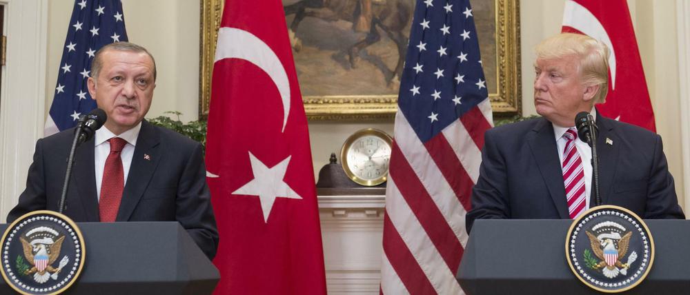 Lieblingsfeinde der deutschen Doppelmoral: US-Präsident Donald Trump und der türkische Präsident Recep Tayyip Erdogan.