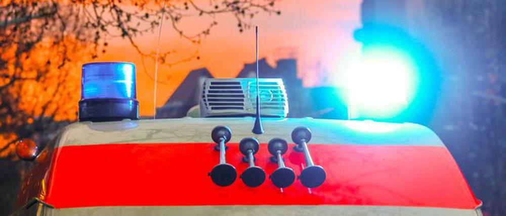 Ein Rettungswagen im Einsatz. (Symbolbild)