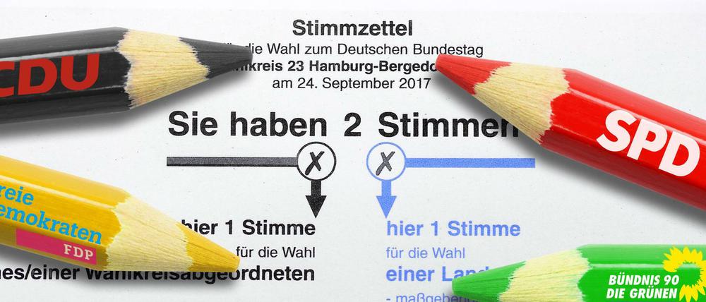 Viele Wähler sind wenige Wochen vor der Wahl noch unentschlossen.