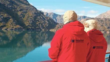 Alles schick. Sogar die von der Reederei bereitgelegte Outdoorkleidung für die Grönland-Tour.
