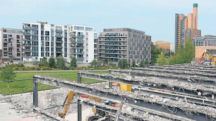 Es war einmal ein Parkhaus. Nicht mal 20 Jahre alt wurde der von Stararchitekt Renzo Piano entworfene Bau am Gleisdreieck. 