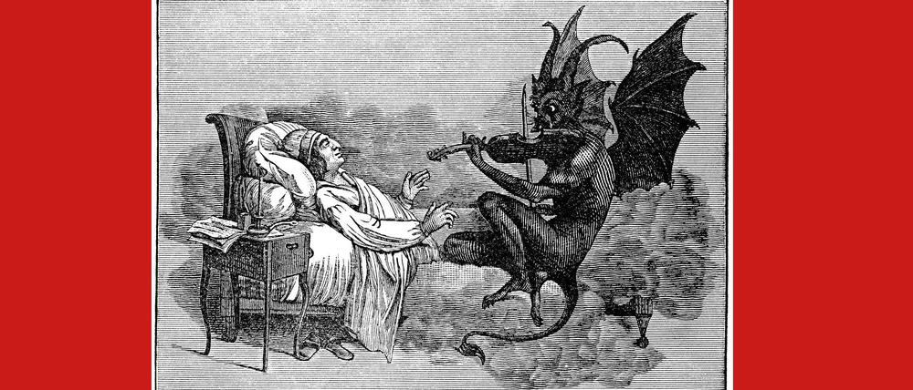 Illustration zur Teufelstriller-Sonate von Louis-Léopold Boilly (1761-1845)