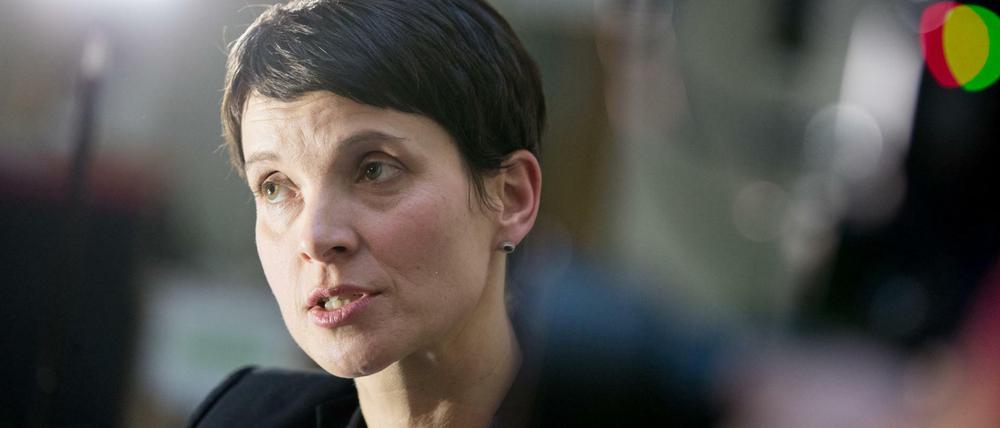 Bald könnte Anklage gegen sie erhoben werden: AfD-Chefin Frauke Petry.