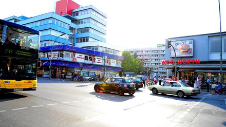 Blick auf die Kreuzung Potsdamer Straße Kurfürstenstraße.