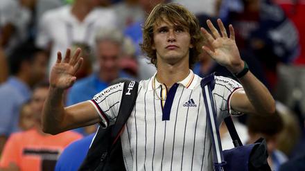 Alexander Zverev konnte seine Niederlage kaum fassen.