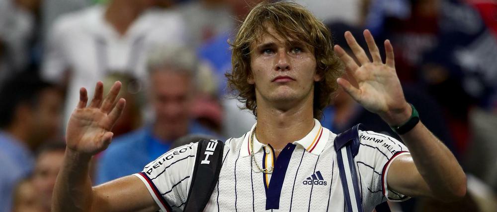 Alexander Zverev konnte seine Niederlage kaum fassen.