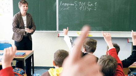 Aufgezeigt. Eine Million Ganztagsschulplätze will die SPD schaffen. 