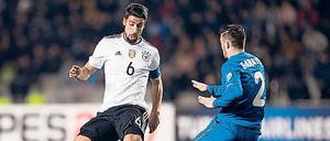 Er fehlt. Sami Khedira muss wegen einer Verletzung passen. 