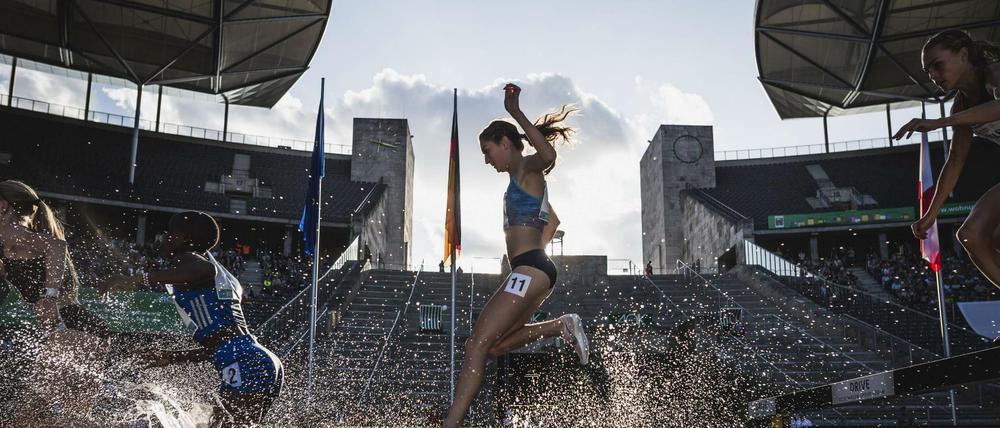 Gesa-Felicitas Krause stellte über 3000 Meter Hindernis einen neuen Rekord auf.