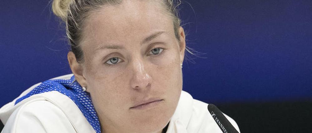 Leerer Blick. Angelique Kerber spielt eine Saison zum Vergessen.
