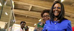 Grace Mugabe bei einer Veranstaltung in Harare Ende August.