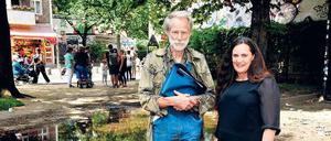 Ein Unort soll verschwinden. Esther Borkam und Ulf Mann haben für den Platz viele Ideen gesammelt. Am Aktionstag soll es mit der Umgestaltung losgehen. 