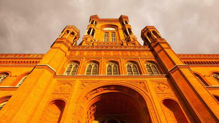 Das Rote Rathaus in Berlin, in welchem der Abschied von Volker Pellet stattfand. 