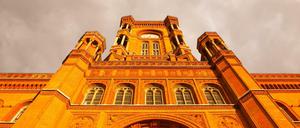 Das Rote Rathaus in Berlin, in welchem der Abschied von Volker Pellet stattfand. 