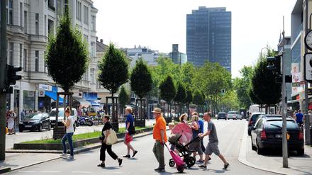 Der Steglitzer Kreisel an der Schloßstrasse in Berlin-Steglitz.