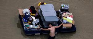 Notlage in Texas: Bewohner von Houston bringen ihr Hab und Gut in Sicherheit