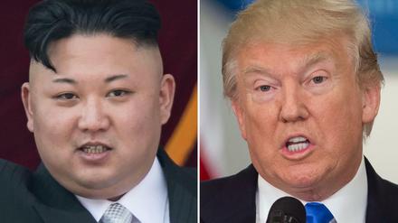 Nordkoreas Diktator Kim Jong Un und US-Präsident Donald Trump.