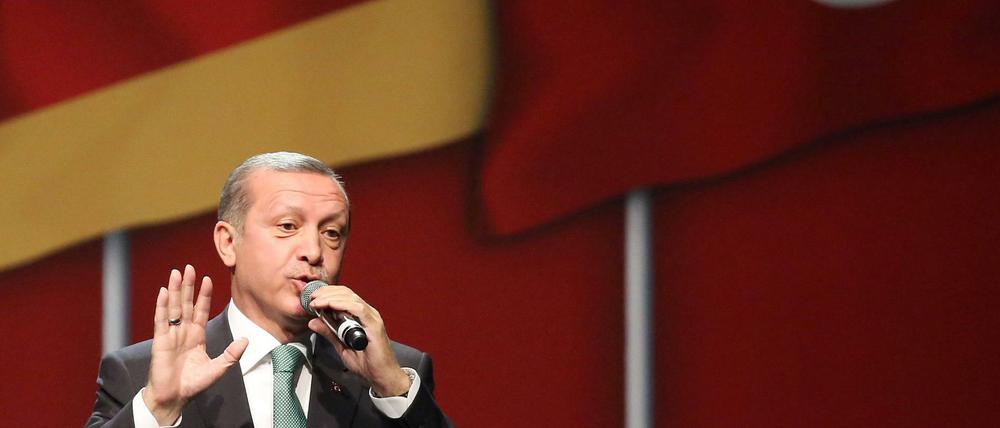 Zwei Fahnen - ein Konflikt: In der Türkei wurden erneut zwei Deutsche festgenommen, was dem türkischen Ministerpräsident Recep Tayyip Erdogan zugeschrieben wird.