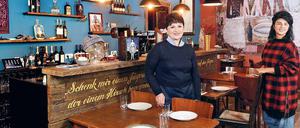 Die Botschafterinnen. Mutter Rusudan (links) und Tochter Inga wollten ein Restaurant wie ein Wohnzimmer. 