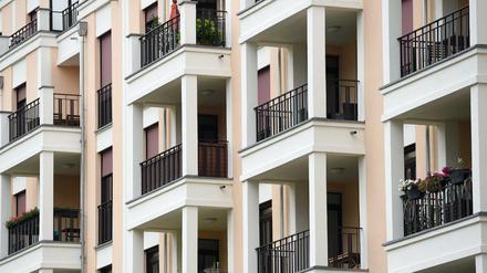 Gefragt, schick und teuer: Neugebaute moderne Wohnhäuser in Berlin.