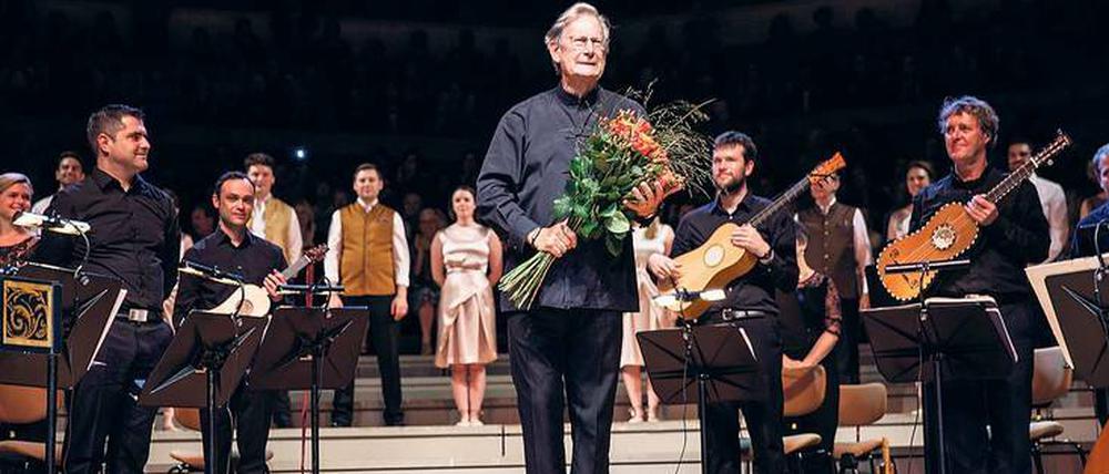John Eliot Gardiner mit dem Monteverdi Choir und den English Baroque Soloists in Berlin.