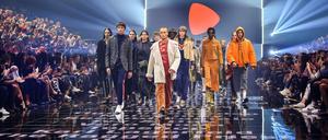 Models präsentieren auf dem Modefestival Bread &amp; Butter Mode des Labels Zalando.