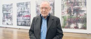 Undarstellbarer Schrecken. Gerhard Richter – hier im Museum Frieder Burda Baden-Baden – vor den vier Bildern des „Birkenau“-Zyklus.
