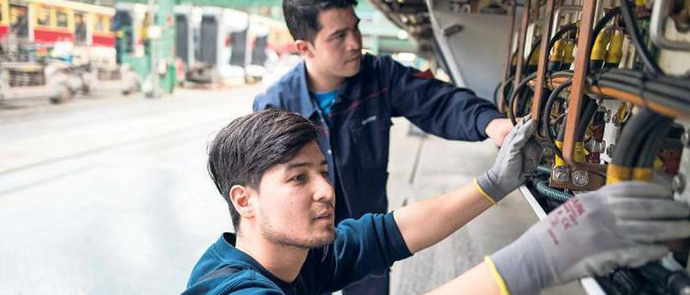 40 000 Geflüchtete suchen derzeit Arbeit in Berlin-Brandenburg. Und es kommen noch einige dazu. 