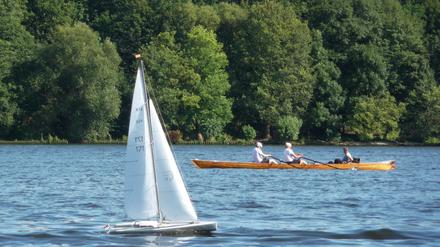 Blick auf die Havel vom Gatower Ufer aus. 