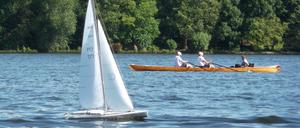 Blick auf die Havel vom Gatower Ufer aus. 