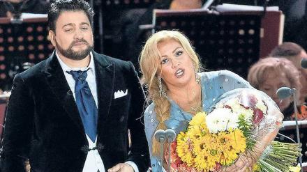 Yusif Eyvazov und Anna Netrebko.