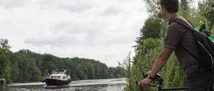 Am Teltowkanal. Eine Radtour im Berliner Süden.