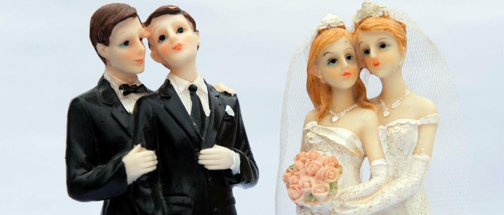 Heiraten. Vom Oktober an ist das auch gleichgeschlechtlichen Paaren erlaubt.
