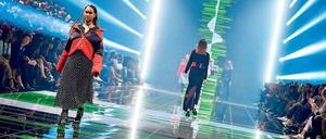 Futuristisch. Der Laufsteg, auf dem sich bei der Bread &amp; Butter Marken wie Topshop oder The Kooples zeigen, kann sich sehen lassen.