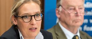 Die AfD-Spitzenkandidaten Alice Weidel und Alexander Gauland.