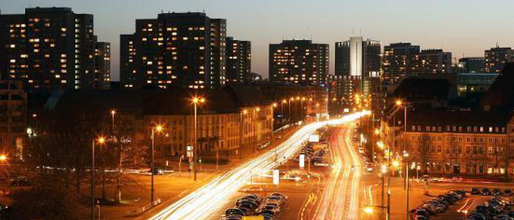 Auf der Leipziger Straße in Berlin wird der Stickstoffdioxid-Wert überschritten.
