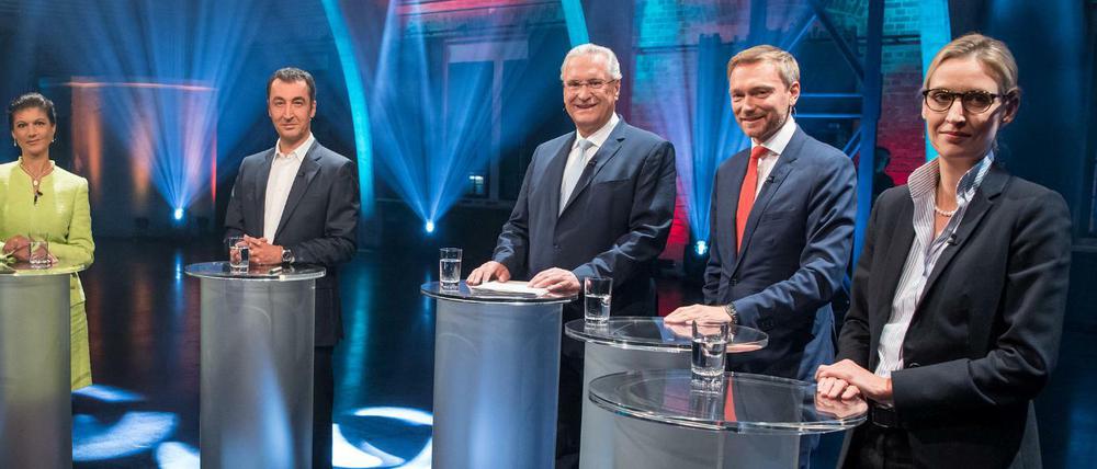 Die "Kleinen" beim TV-Duell 