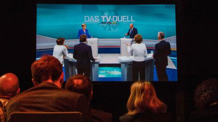 Das Duell Merkel gegen Schulz