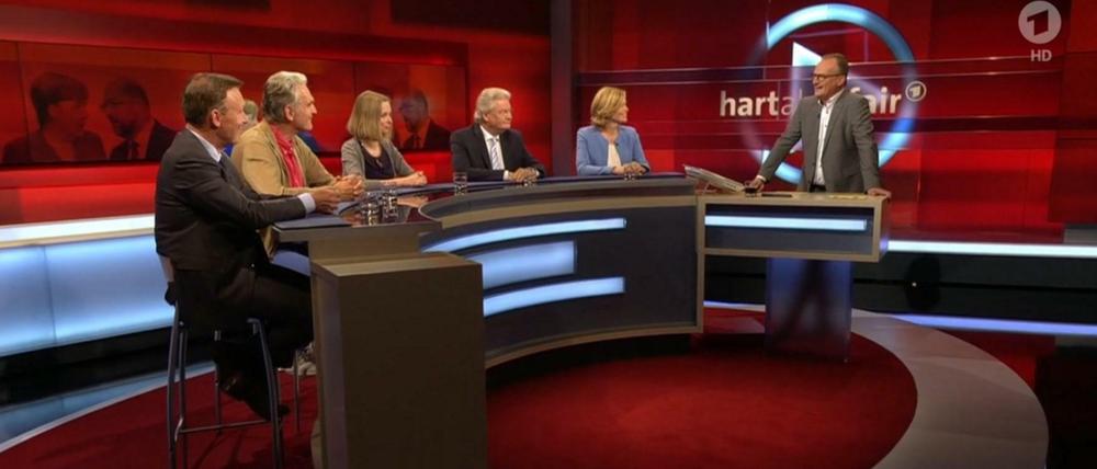 Kommt jetzt die ewige Kanzlerin? fragte Plasberg seine Gäste am Tag nach dem TV-Duell zwischen Angela Merkel und Martin Schulz.