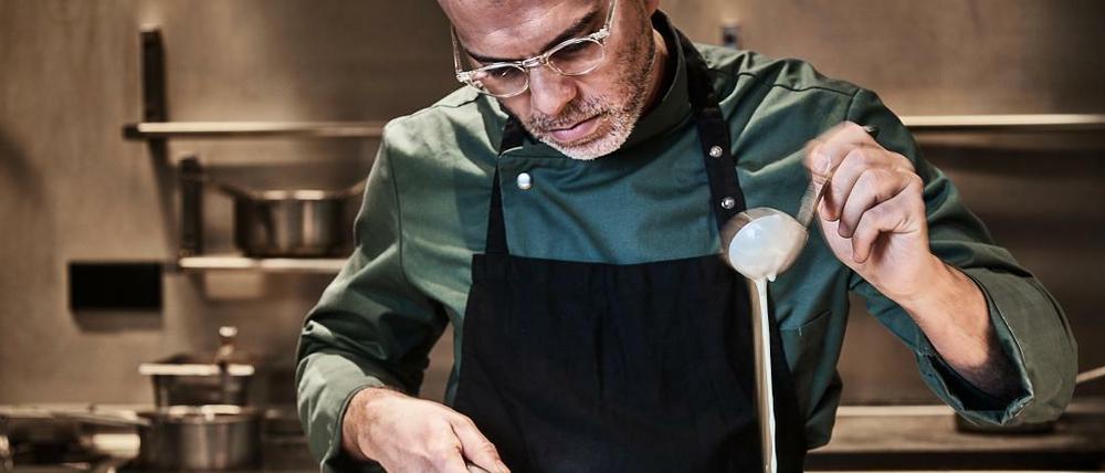 Octavio Oses Bravo, Küchenchef des "Mani" in der Torstraße.