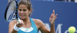 Maximale Streuung. Julia Görges verlor im Achtelfinale erst den Faden und dann das Match gegen Sloane Stephens.