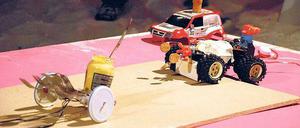 Lowtech. Beim Hebocon ist alles erlaubt, was der Haushalt hergibt.