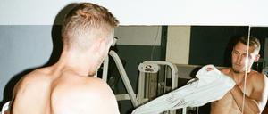Training. Jan Meiser in seinem Boxgym.
